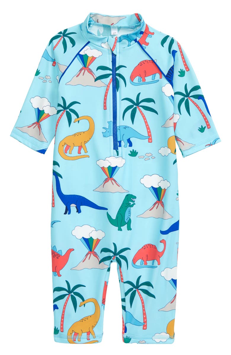 Mini Boden Dinosaur One Piece Rashguard Swimsuit Baby Nordstrom Mini Boden Dinosaur One Piece Rashguard Swimsuit Baby Nordstrom