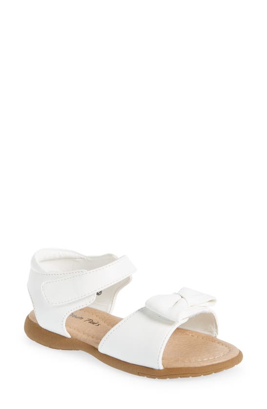 Dream Pairs Kids' Fashion Bow Sandal In White