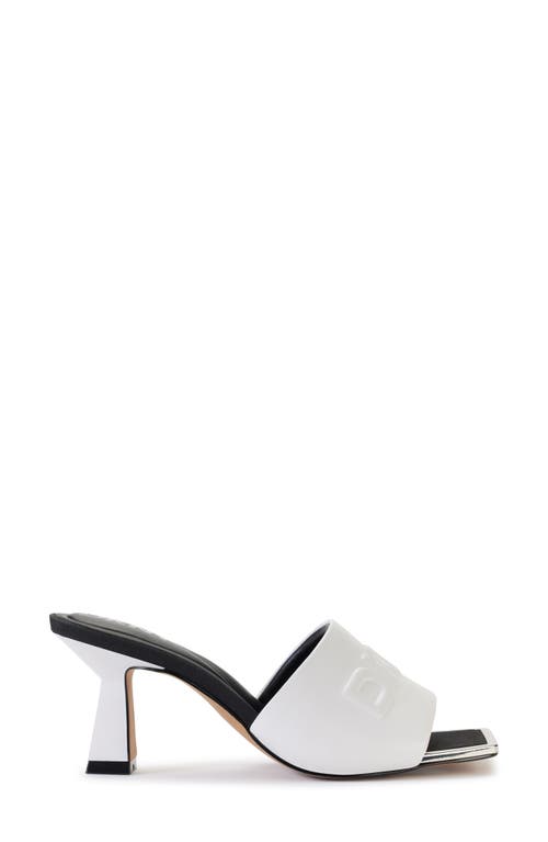 Dkny Keke Slide Sandal In White