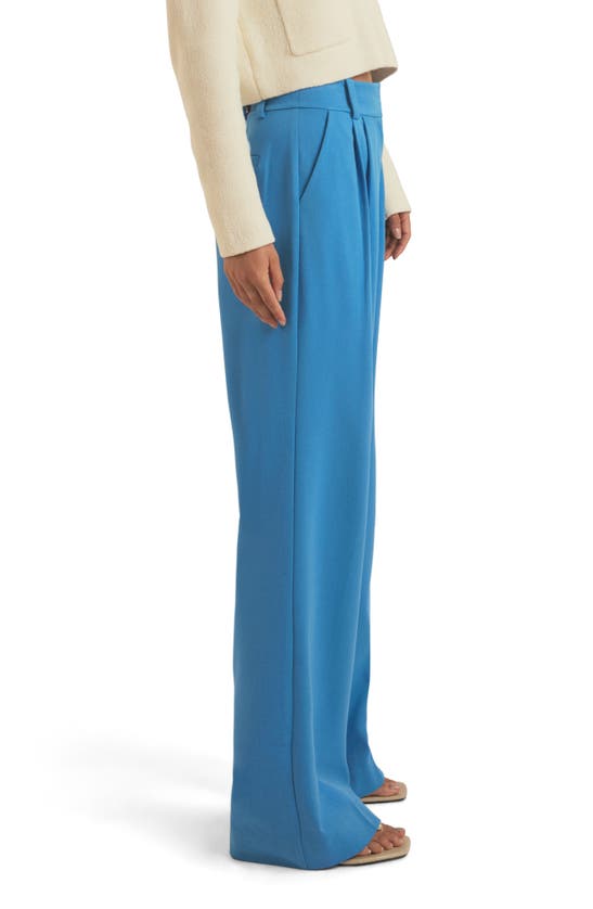 Shop Favorite Daughter The Favorite Pant Pleated Pants In French Blue