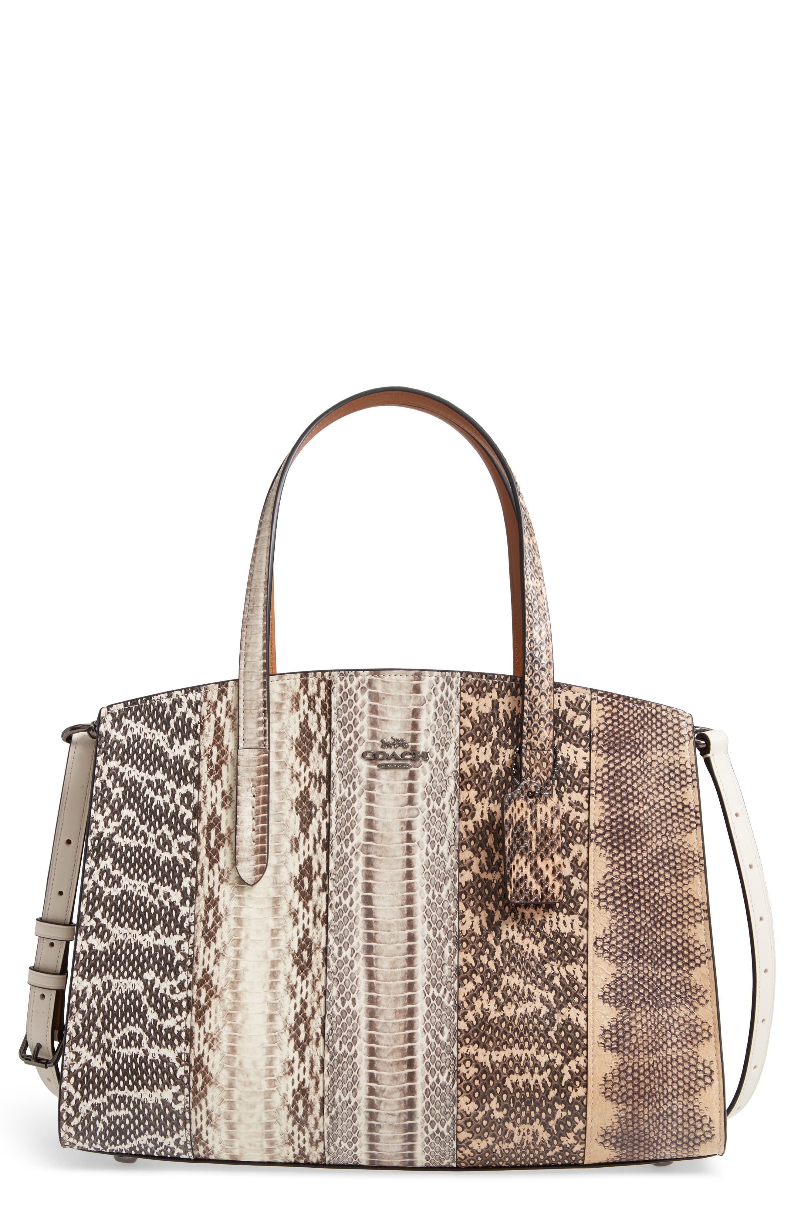 charlie carryall in ombre snakeskin