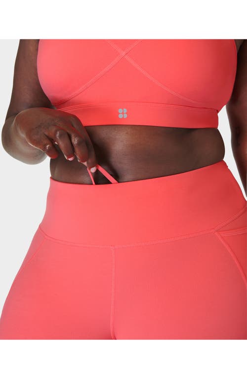 Shop Sweaty Betty Bike Shorts In Coral Pink