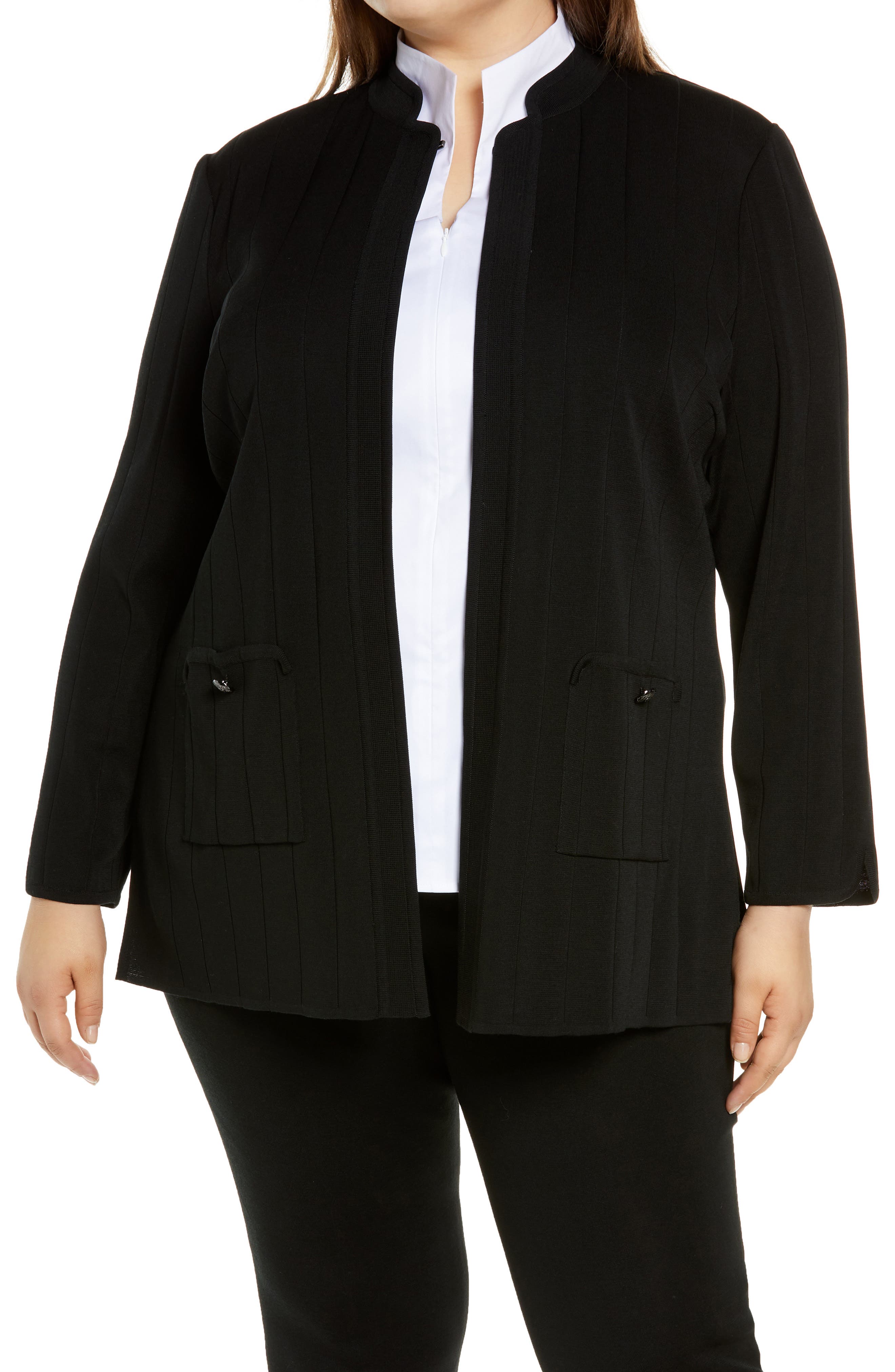 ming wang plus size jackets