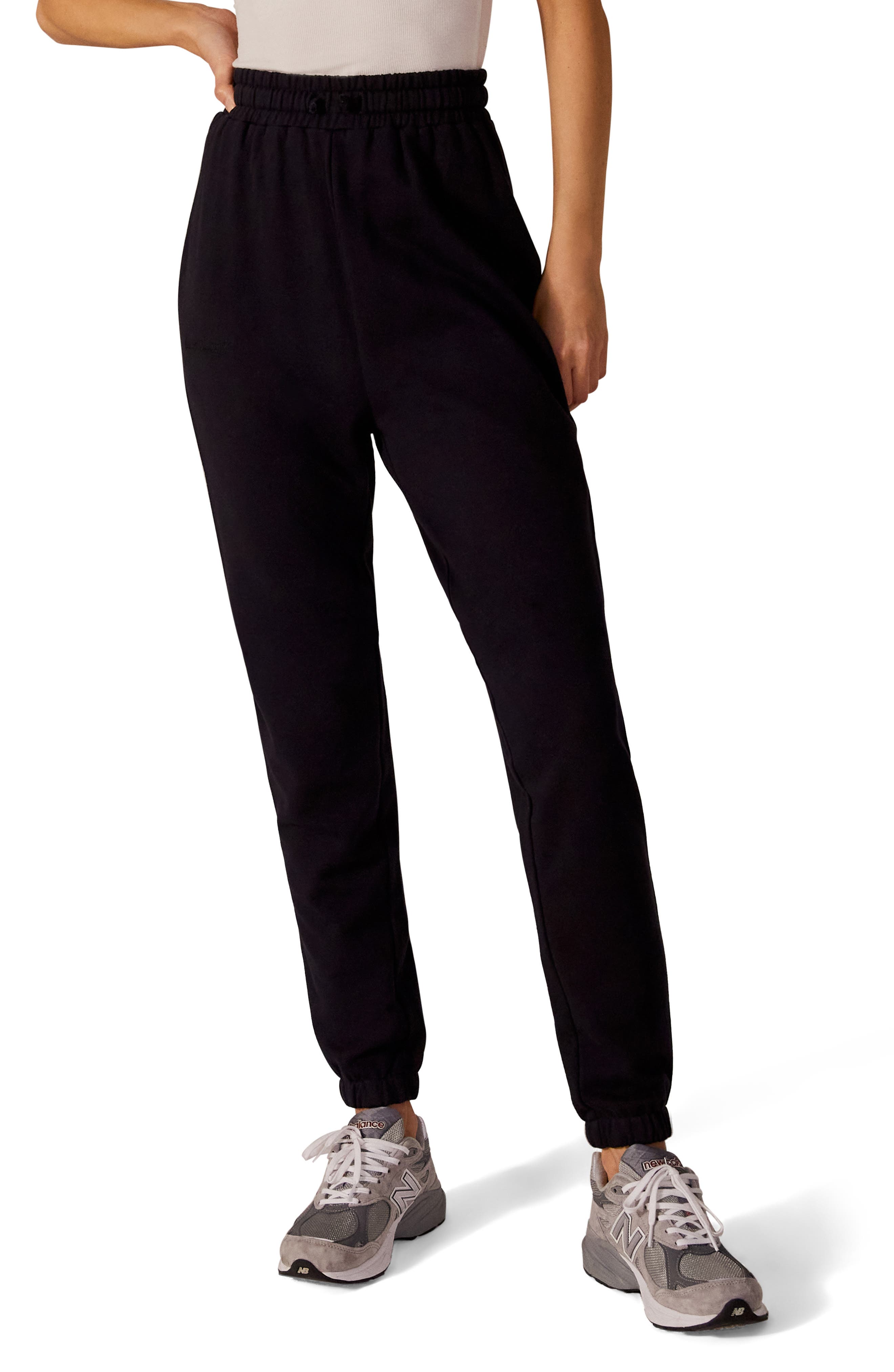 womens black joggers
