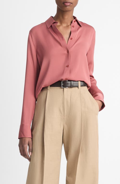 Vince Stretch Silk Blouse at Nordstrom,