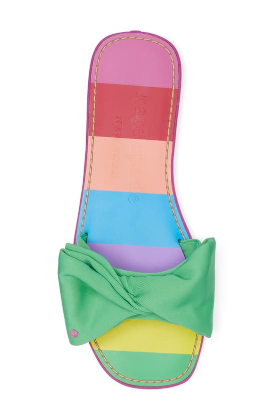 Shop Kate Spade Bikini Slide Sandal In Dinner Mint