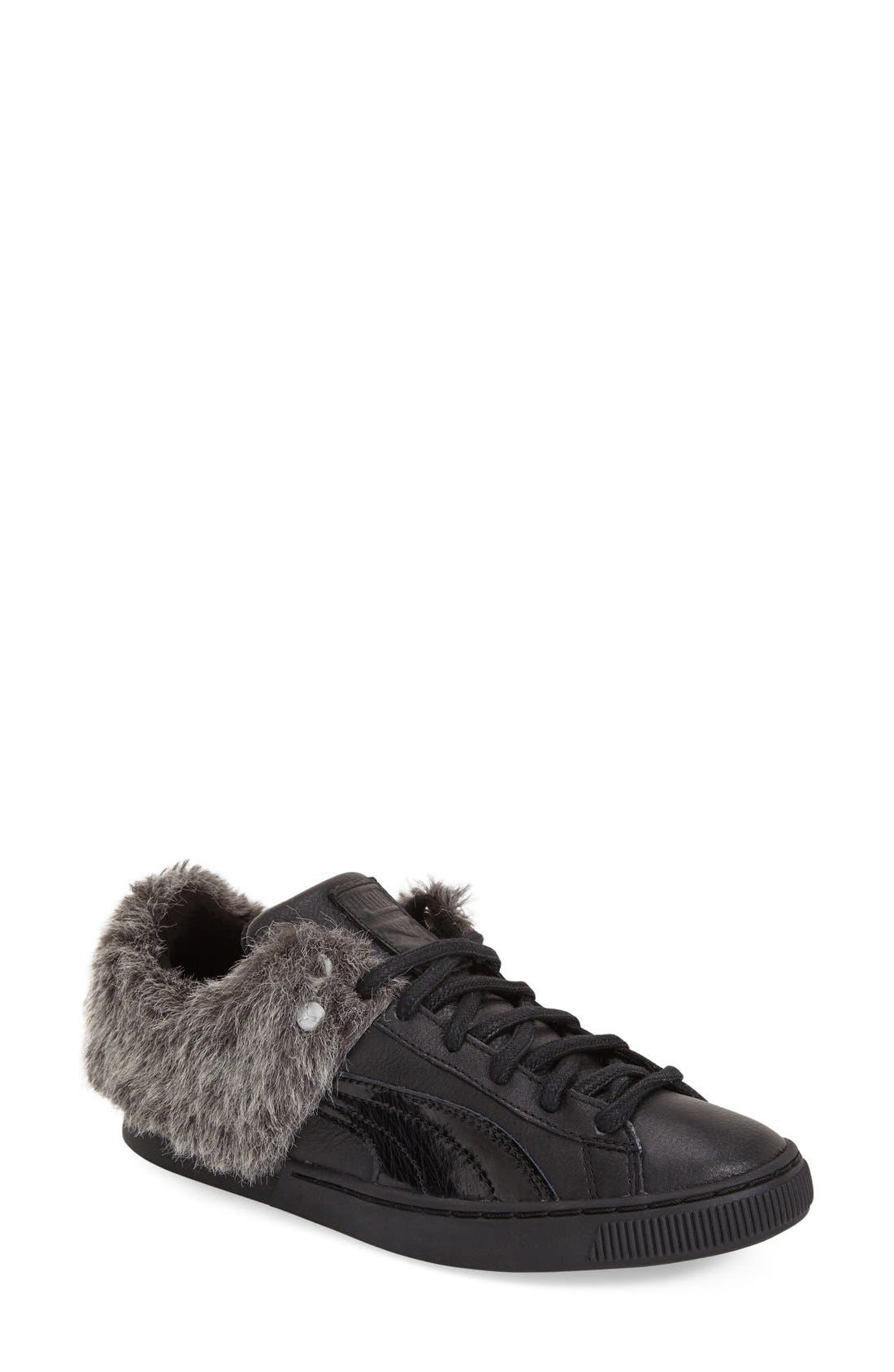 puma fur shoes women