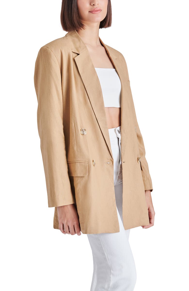 Steve Madden - CROPPED LINEN BLAZER