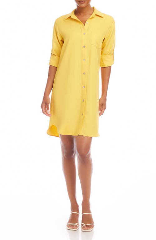 Karen Kane Long Sleeve Shirtdress at Nordstrom,