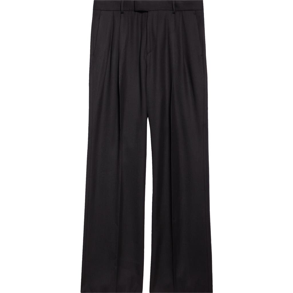 Amiri Men's Double-pleated Gabardine Pants In Black