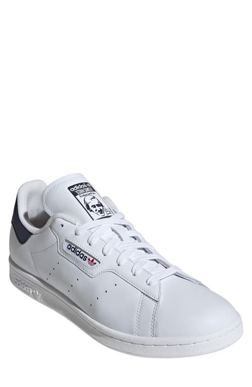 Shop Adidas Originals Adidas Stan Smith Sneaker In White/white/night Indigo