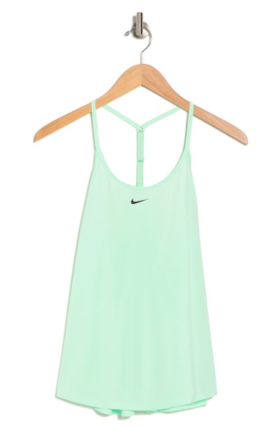 Nike Dri-fit Racerback Tank In Mint Foam/ Black