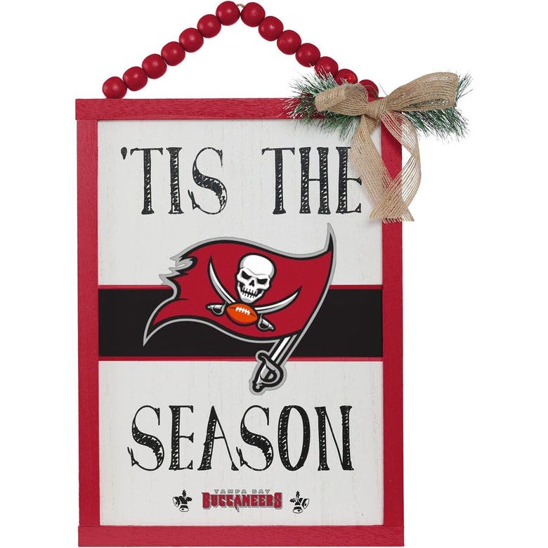 Foco Tampa Bay Buccaneers 'tis The Season Sign In Red