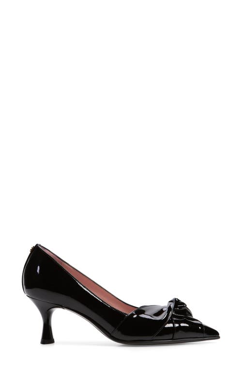 Naot Harlow Pointed Toe Pump In Black Classic Patent
