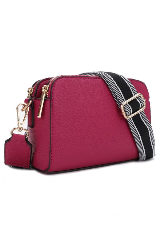 Shop Mali + Lili Zahara Crossbody Bag In Cranberry