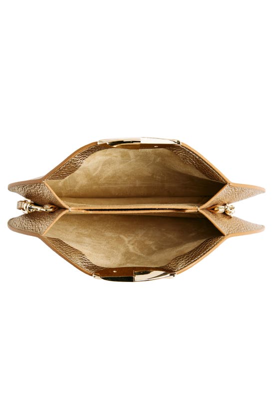 Shop Benedetta Bruzziches Belle De Jour Leather Shoulder Bag In Gold Fusion
