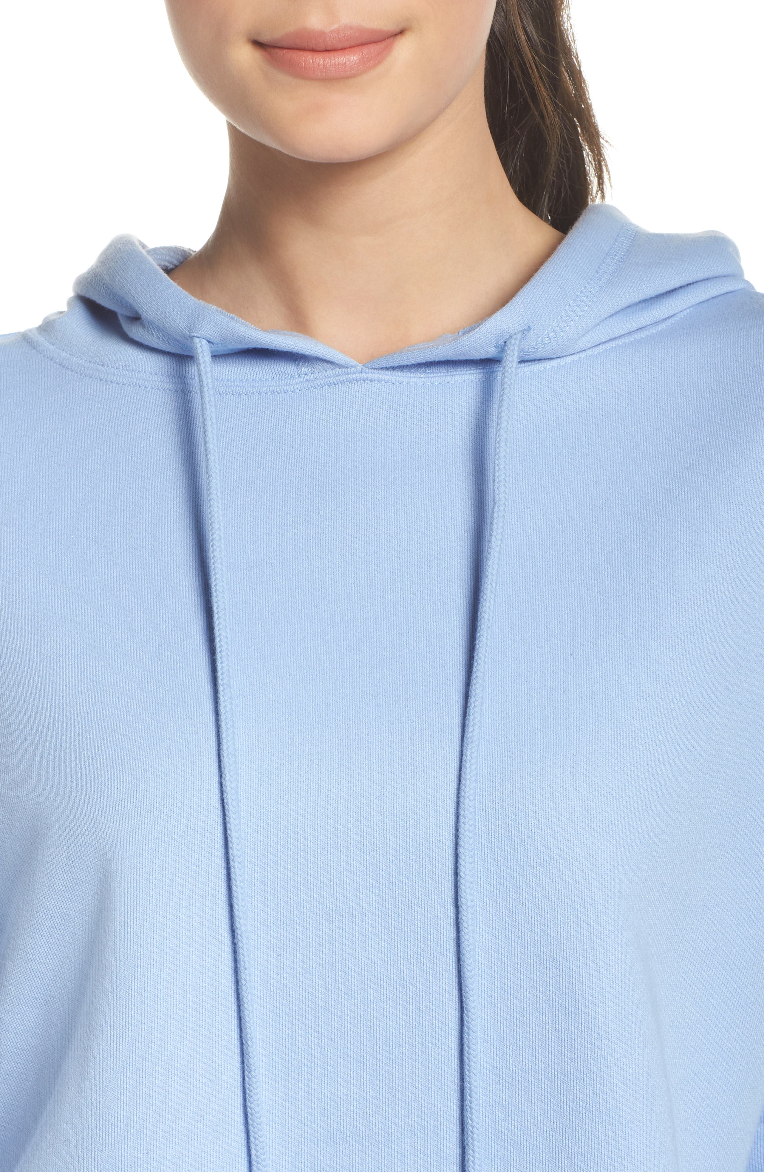 alo box crop hoodie