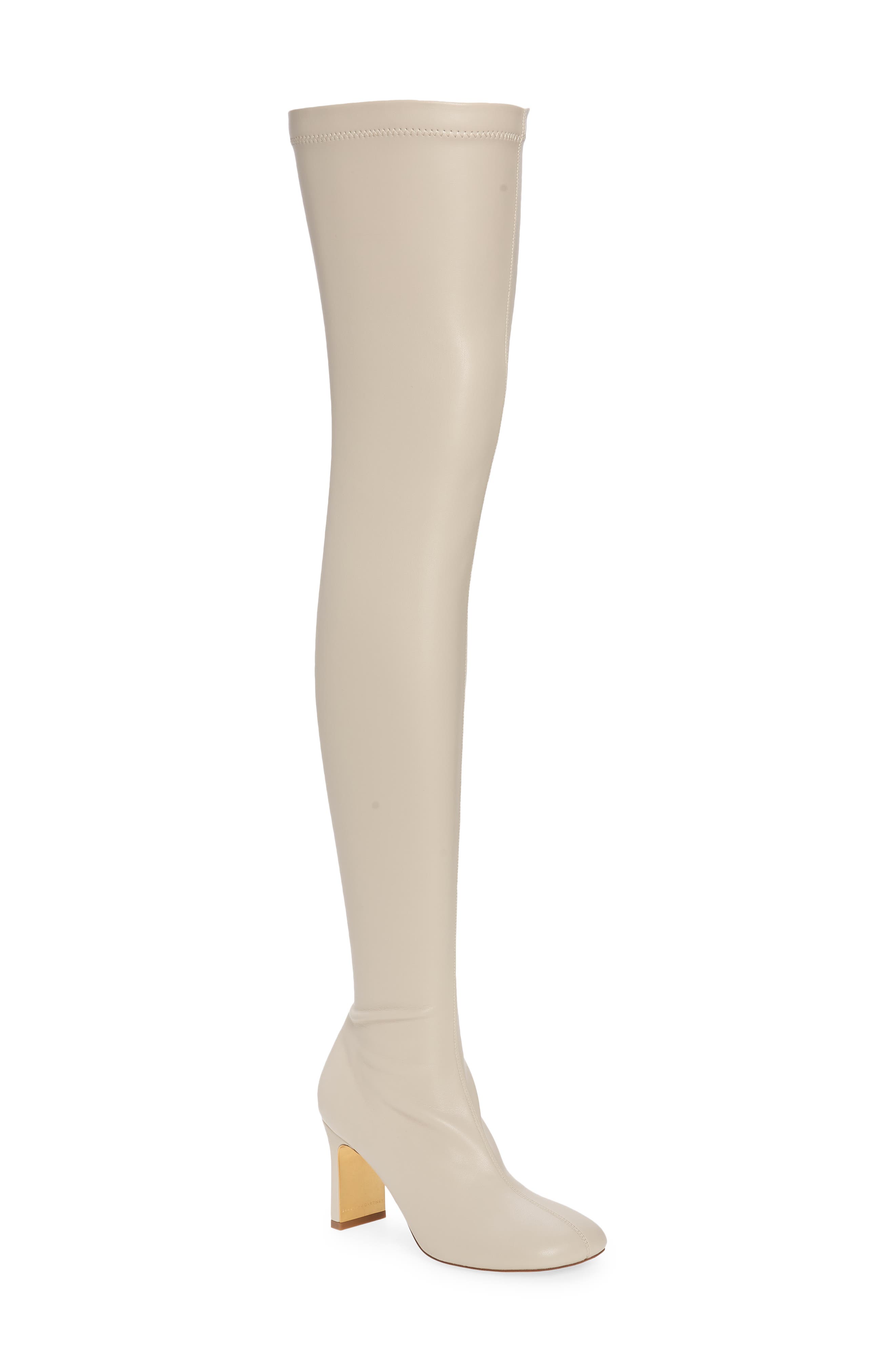 designer thigh high boots