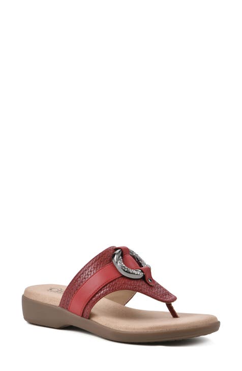 Benedict Wedge Thong Sandal (Women)