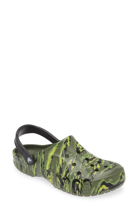 Crocs Baya Print Clog In Tiger Camo