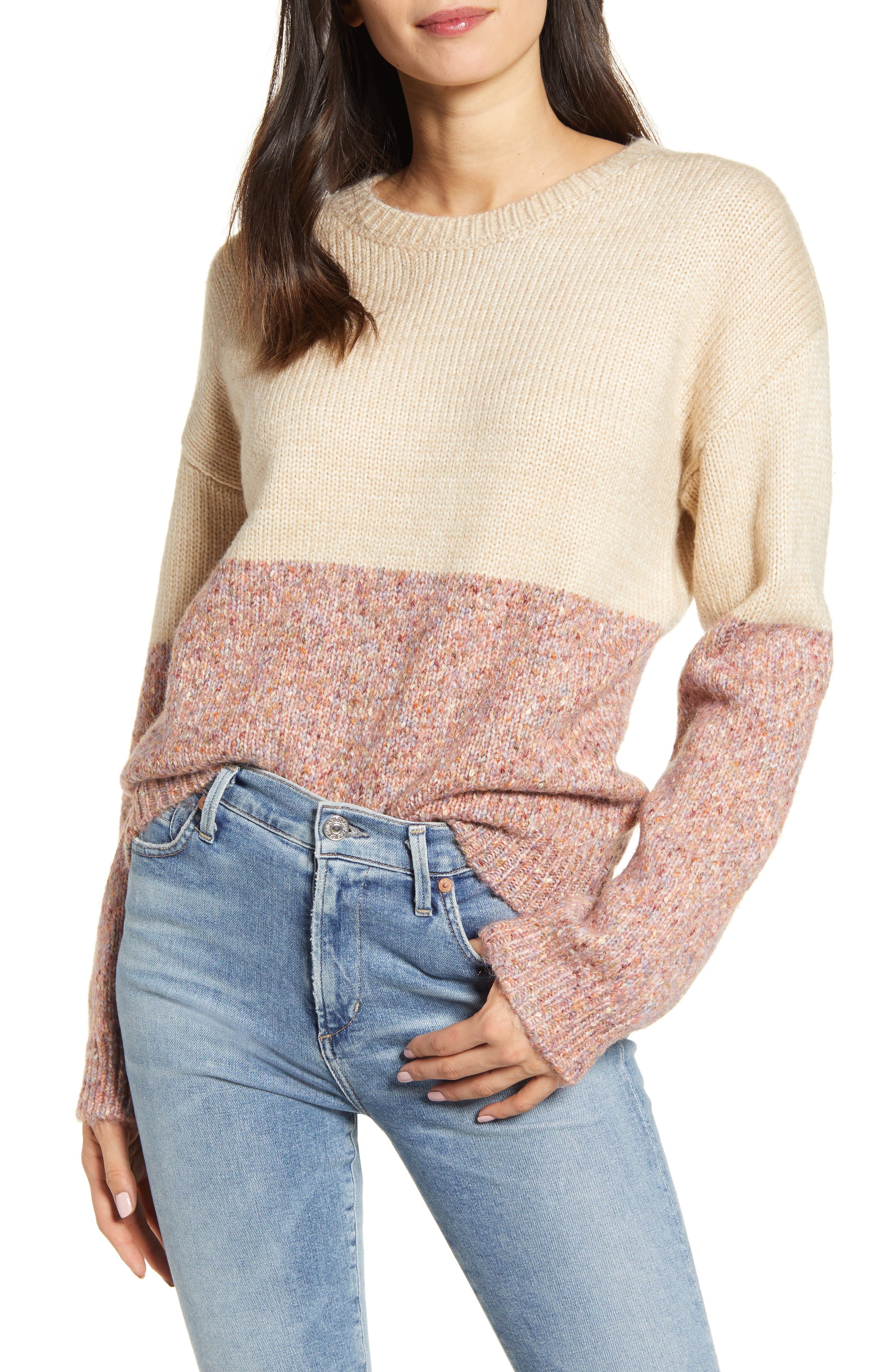 nordstrom colorblock sweater