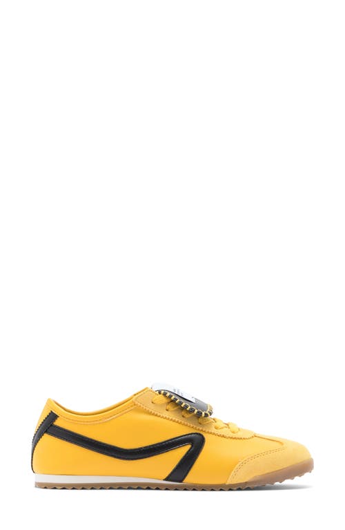 Shop Steve Madden Jaiden Grip Sole Sneaker In Yellow Multi
