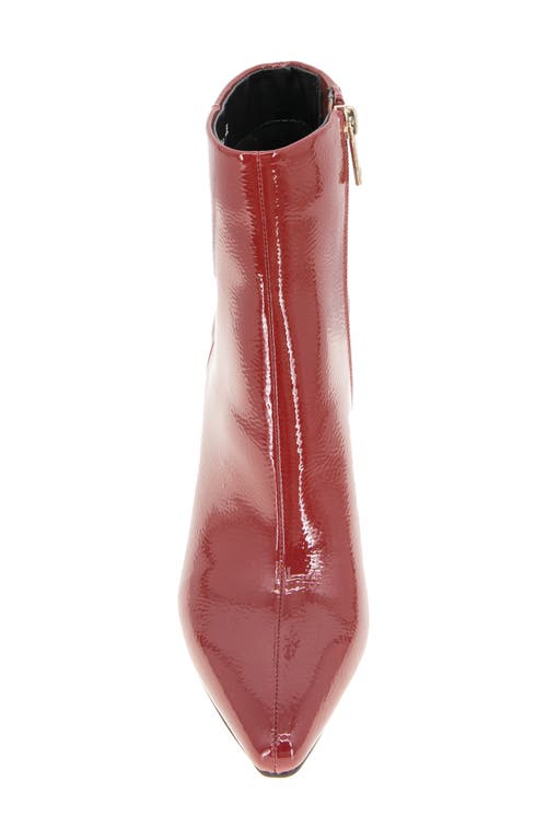 Kenneth Cole Quincy Bootie In Rio Red Patent