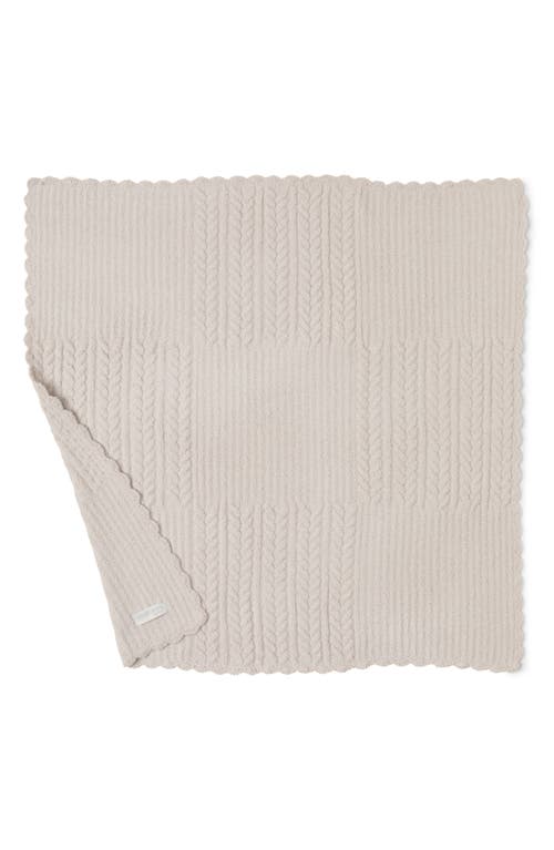 Barefoot Dreams Cozychic® Heirloom Receiving Blanket In Stone