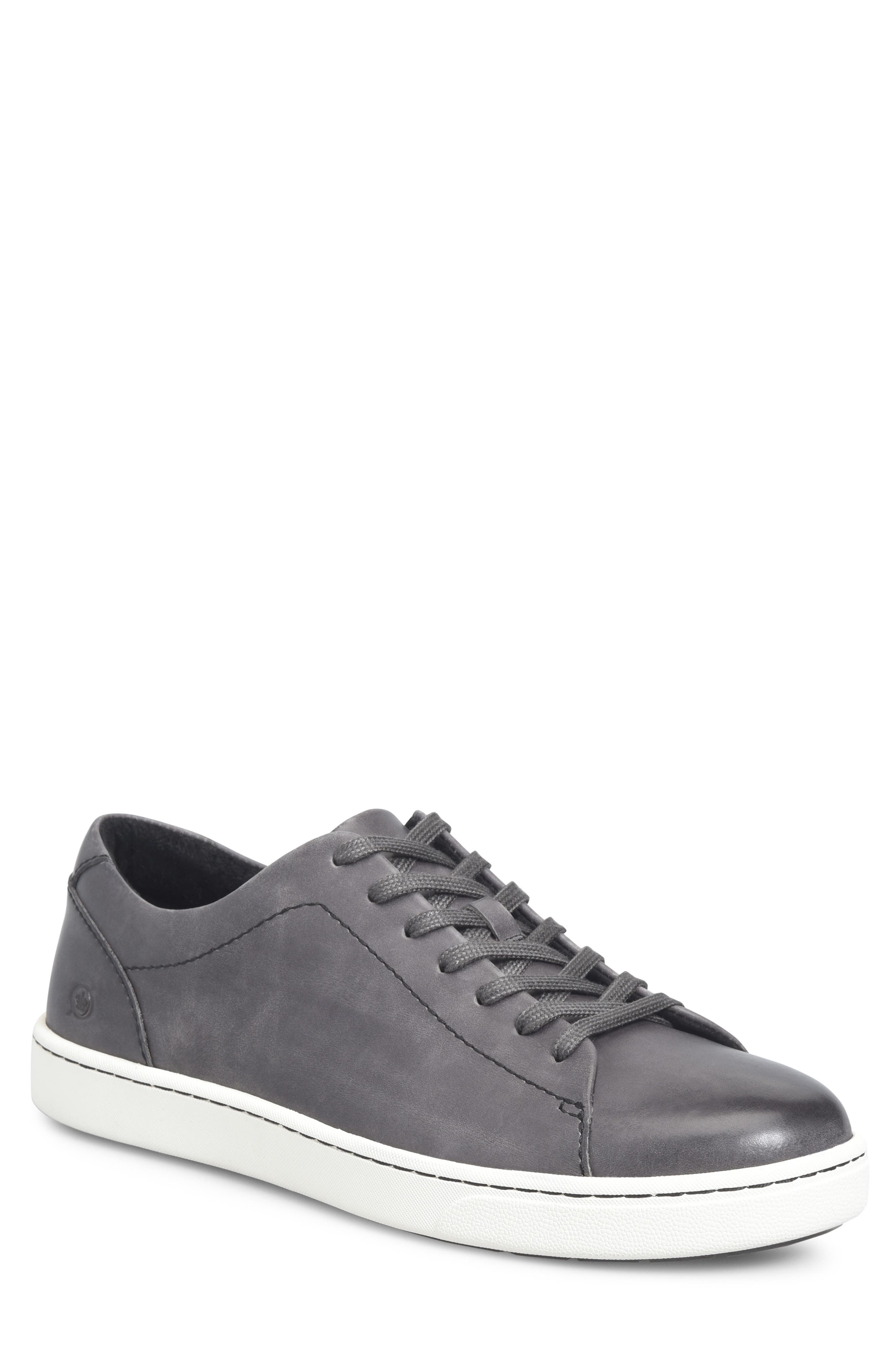 Børn Allegheny II Sneaker in Grey Leather Cover