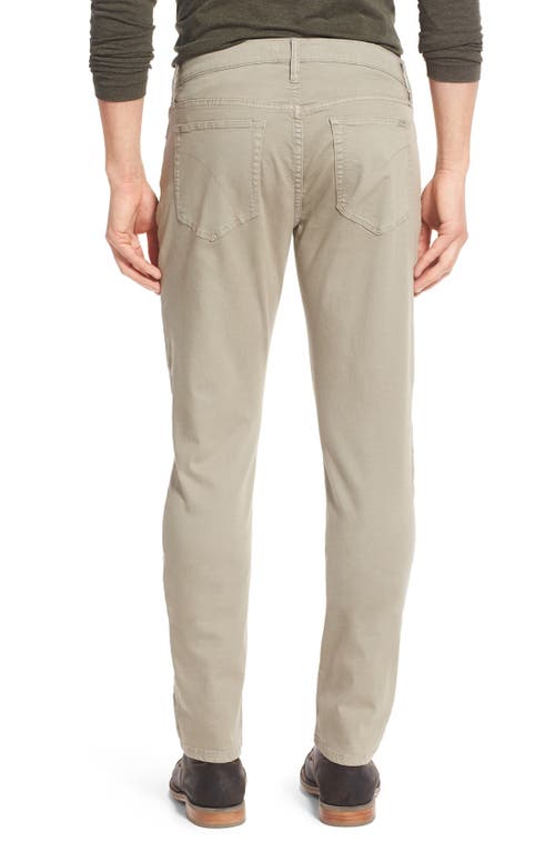 Shop Joe's Slim Fit Five-pocket Pants In Mushroom