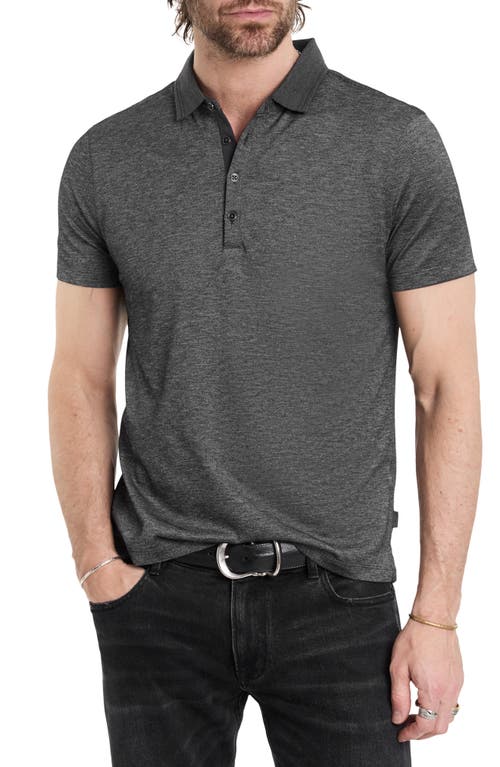 Shop John Varvatos Vestry Regular Fit Polo In Charcoal