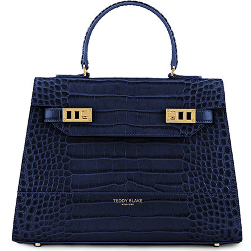 Teddy Blake Kim Croco 14" In Dark Blue