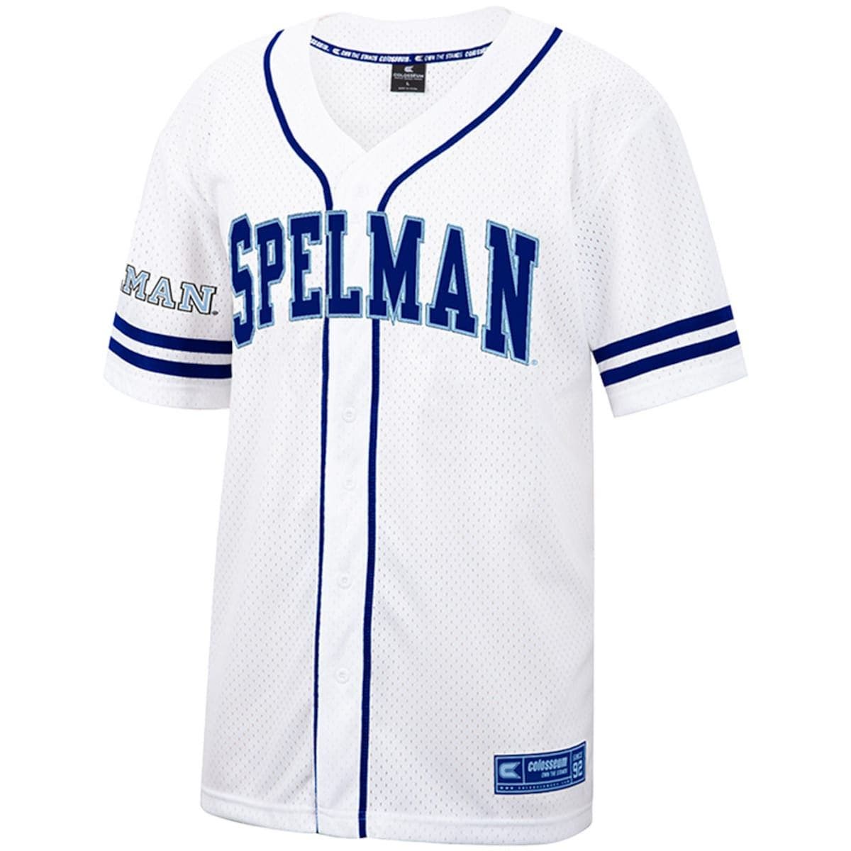Colorado State Rams Colosseum Free Spirited Mesh Button-Up Baseball Jersey  - White