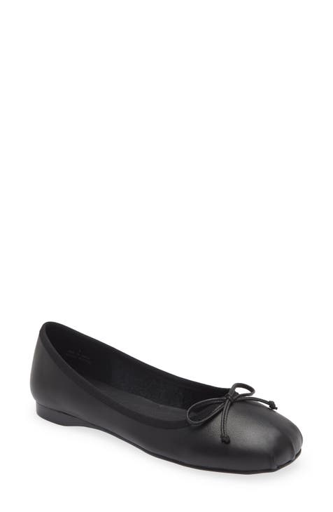 Satin discount ballet flats