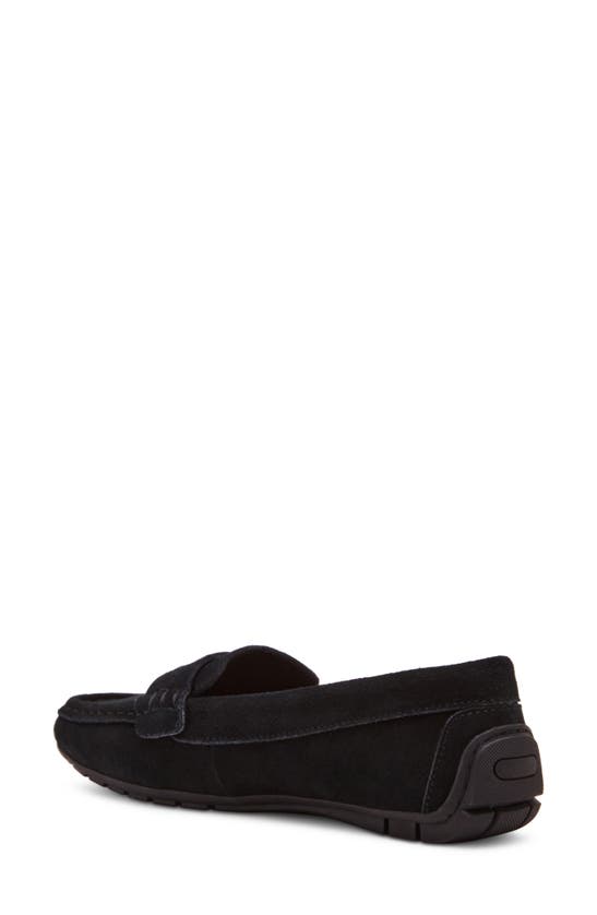 Shop Blondo Sonni Driver Loafer In Black Sued