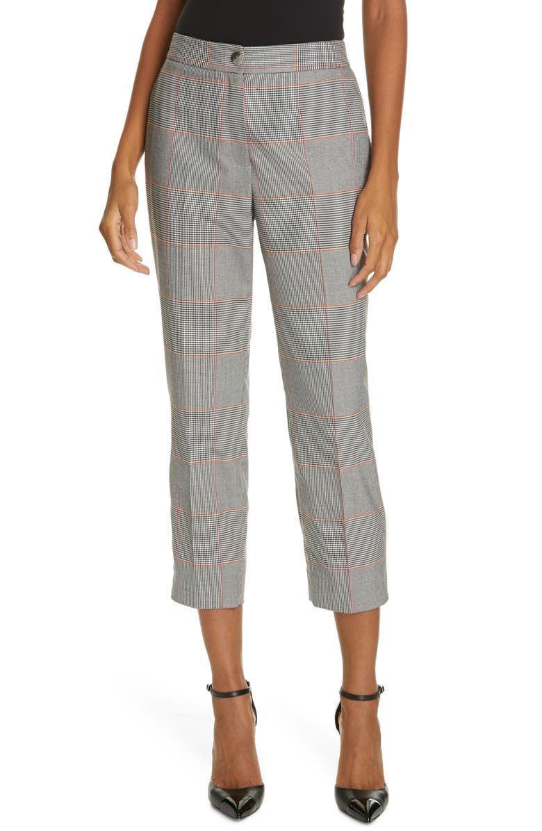 Ted Baker London Plaid Crop Trousers | Nordstrom