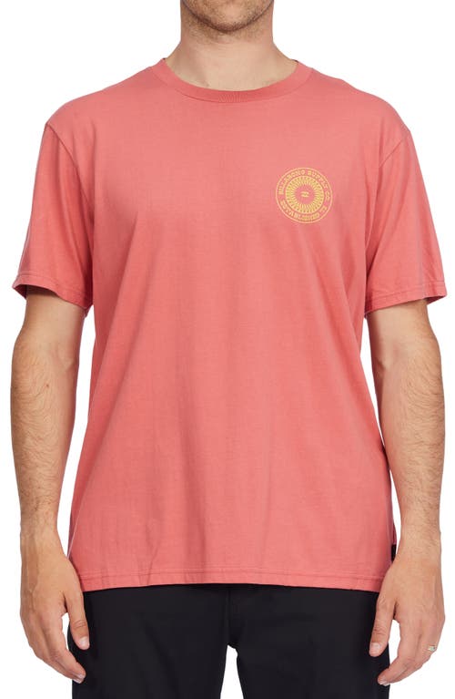 Billabong Praise Cotton Graphic Tee in Faded Rose at Nordstrom, Size Small