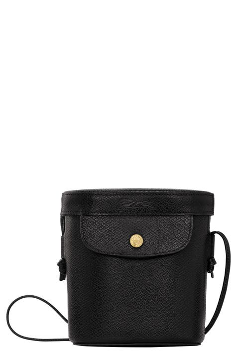 Longchamp Mademoiselle Perforated Calfskin Leather Bucket Bag, Nordstrom