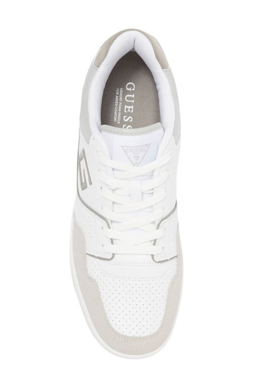 Shop Guess Narsi Sneaker In Grey/white Multi