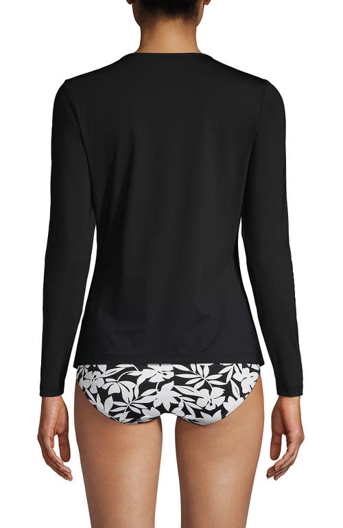 LANDS' END LANDS' END LONG SLEEVE RELAXED UPF 50 RASH GUARD 