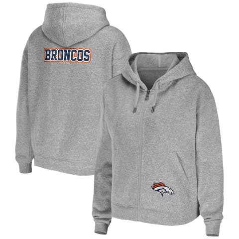 WEAR by Erin Andrews Women's Charcoal Denver Broncos Popover