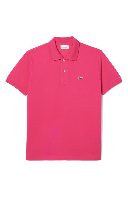 Lacoste Regular Fit Piqué Polo In Spinel
