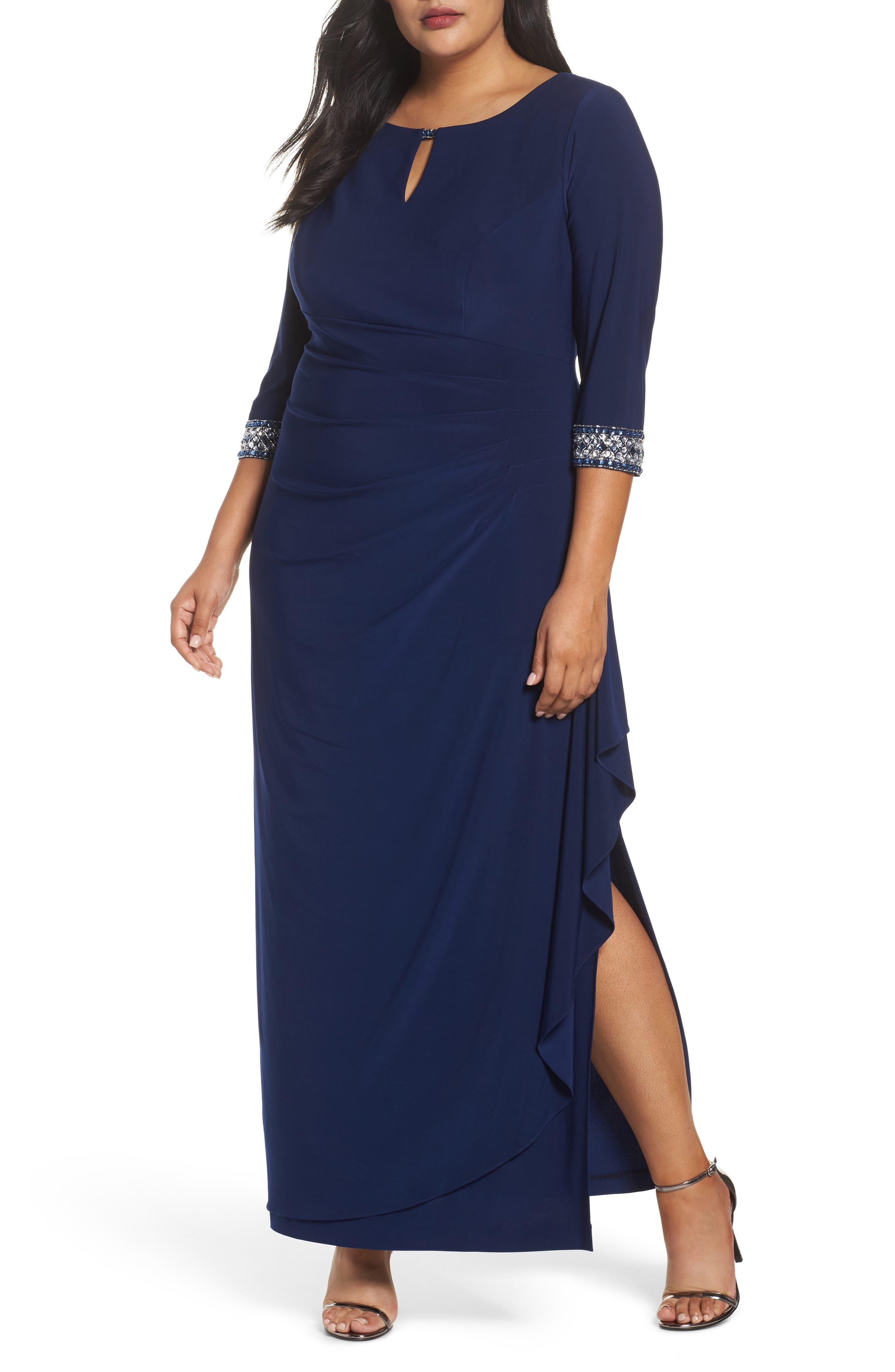 期間限定30%OFF! キヨナ レディース ワンピース トップス Romanced by Moonlight Glitter A-Line Jersey Gown - 通販 - mkcoadvocates.com