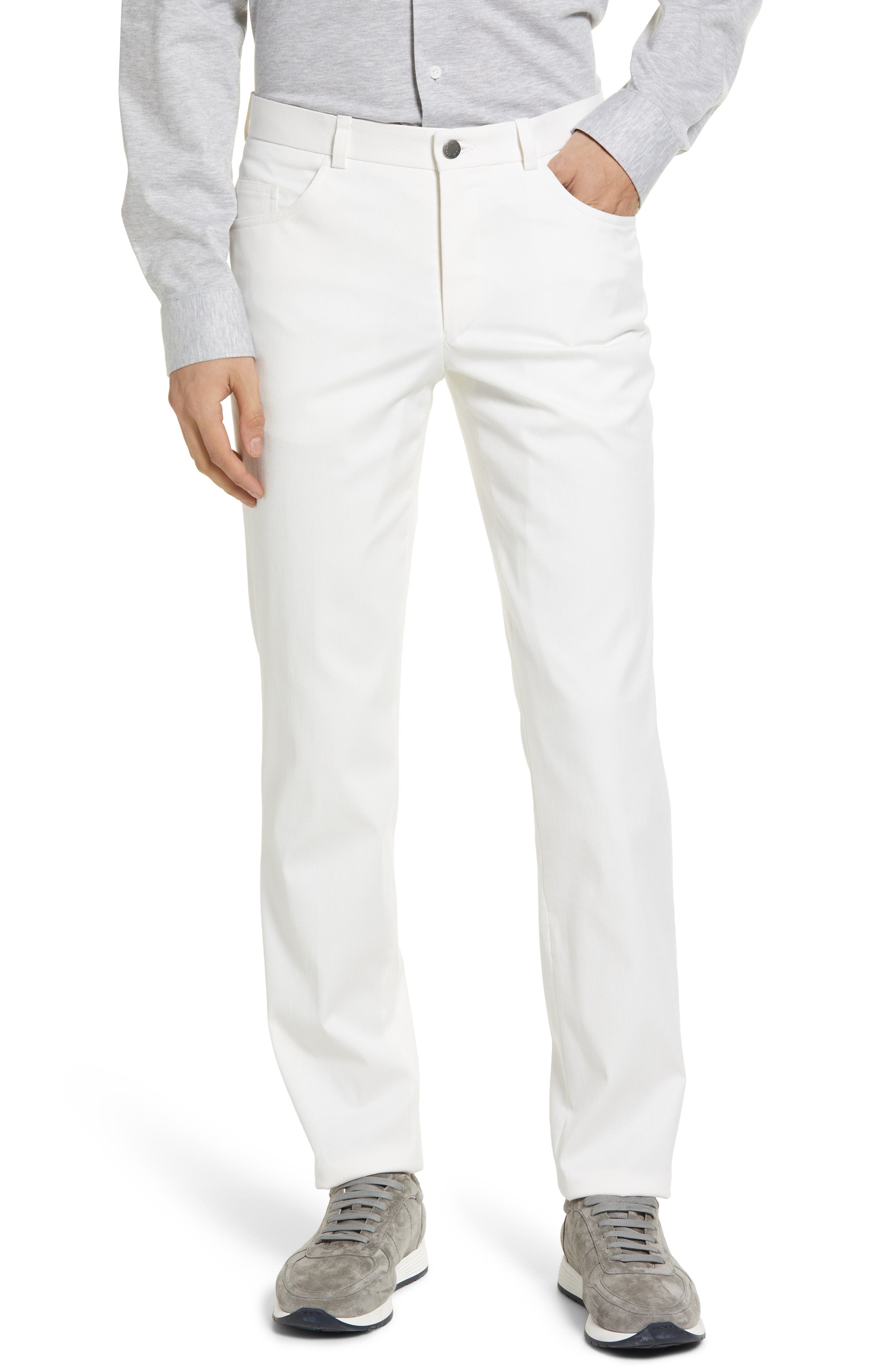 suit pants white