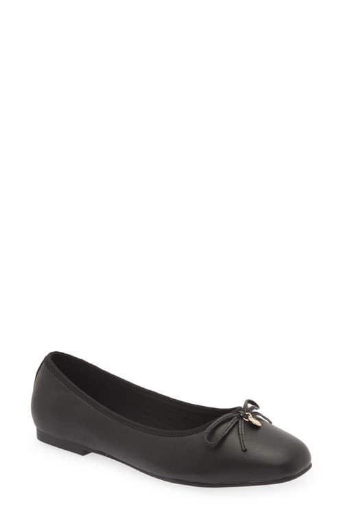 Ted Baker London Bayana Bow Ballet Flat in Black at Nordstrom, Size 6Us