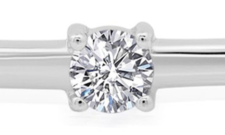 Crislu Brilliant Cubic Zirconia Bangle Bracelet In Silver