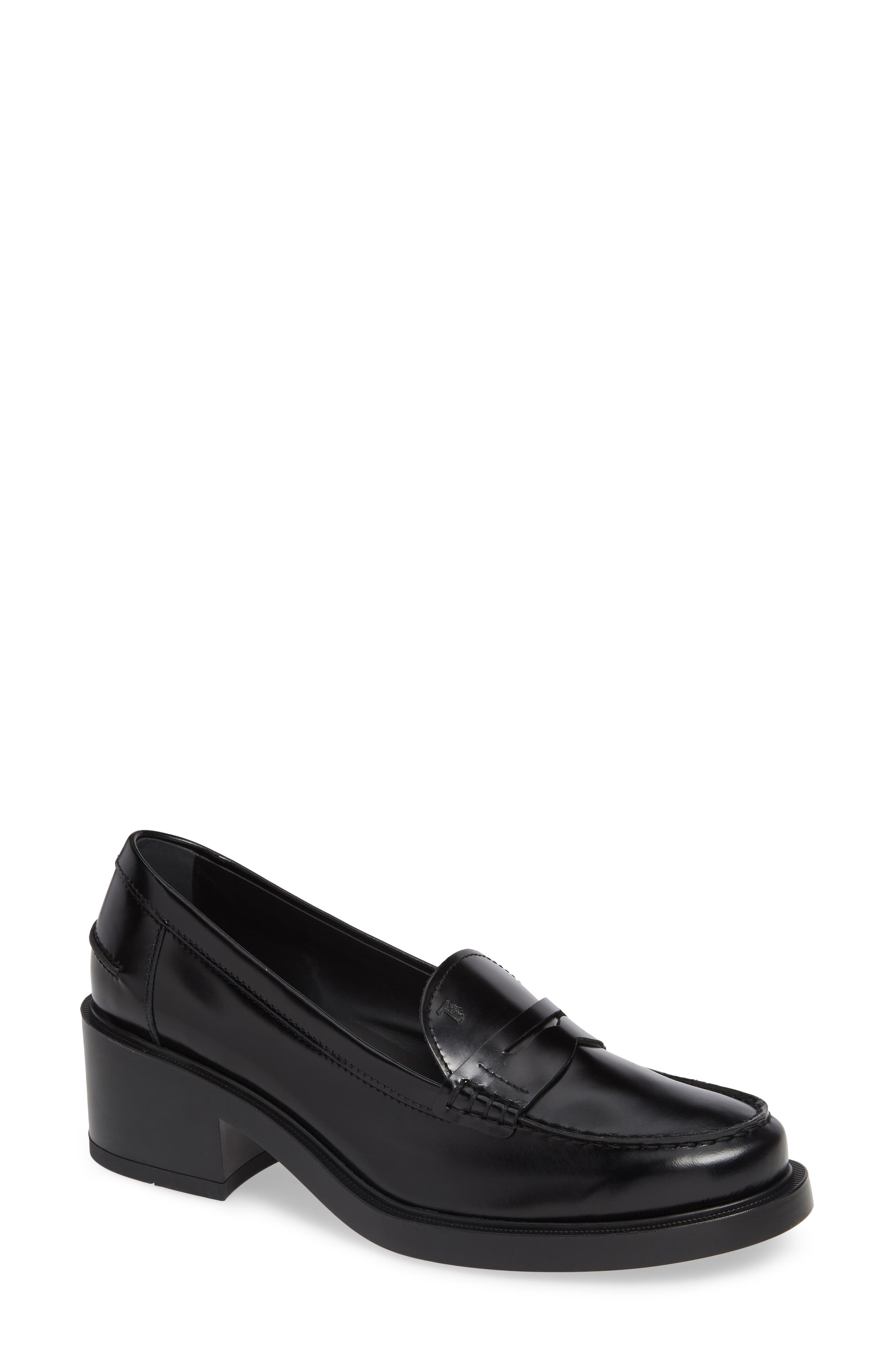 Tod's | Block Heel Loafer | Nordstrom Rack