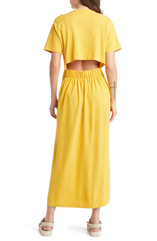 TREASURE & BOND VENTED BACK MAXI DRESS