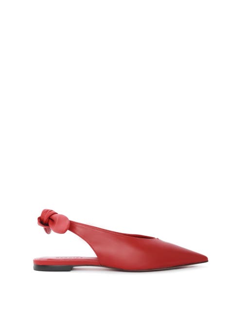 Shop Maguire Ondina Slingback Flat In Cherry Red