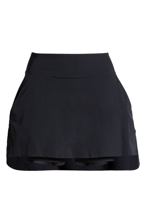 Shop Nike Dri-fit Bliss Training Skort In Black/clear